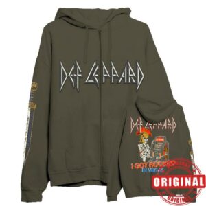 kenny Def Leppard Merch Shop I Got Rocked Zip Hoodie