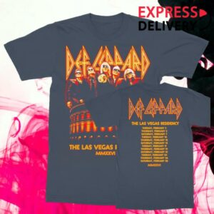 kenny Def Leppard Merch Shop Photo Residency 2026 T Shirt
