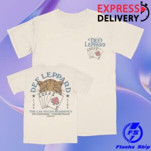 kenny Def Leppard Merch Shop The Las Vegas Residency Card T Shirt