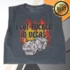 kenny Def Leppard Merch Store I Got Rocked In Vegas Womens Crop Shirts