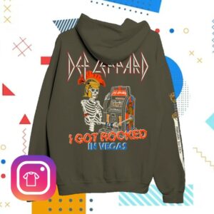 kenny Def Leppard Merch Store I Got Rocked Zip Hoodie