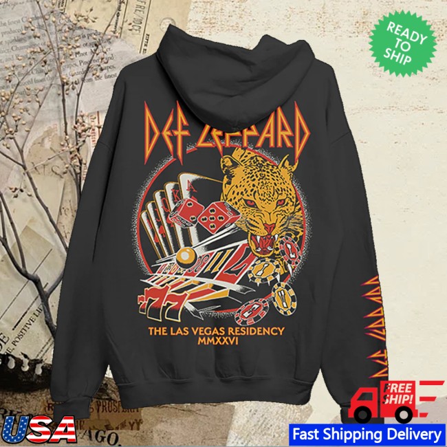 kenny Def Leppard Merch Store Live Las Vegas Zip Hoodie kenny Def Leppard Merch Store Live Las Vegas Zip Hoodie