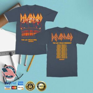 kenny Def Leppard Merch Store Photo Residency 2026 Shirtss