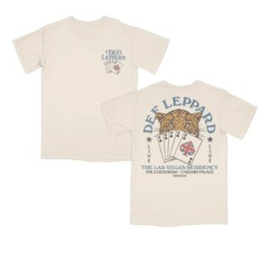 kenny Def Leppard Merch Store The Las Vegas Residency Card Shirtss