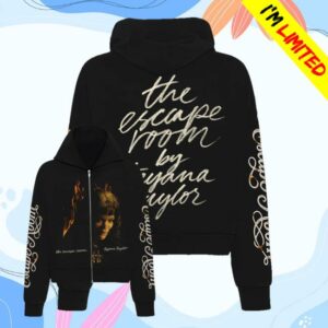 Defjam Shop Merch Script Zip Hoodie In Black