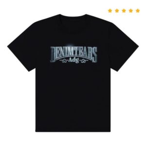 kenny Denim Tears Merch Store Adg Metal Tee Black