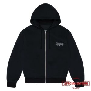 kenny Denim Tears Merch Store Crown Of Cotton Black Madonna Reversible Zip Hoodie Black