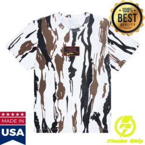 kenny Denim Tears Merch Store Jim Crow Hunt Tee White Camo
