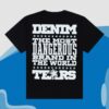 kenny Denim Tears Merch Store Most Dangerous Tee Blacka