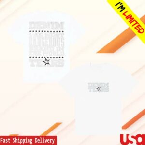 kenny Denim Tears Merch Store Most Dangerous Tee Whiteaa