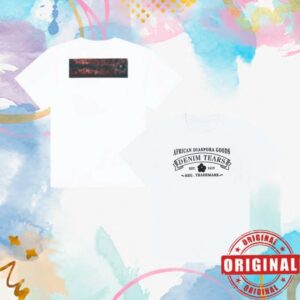 kenny Denim Tears Merch Store Thomas Orito Rbg Print Tee Whiteaa