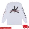 kenny Disaster Records Merch Store Iron Voltage Devastation Wh Long Sleeve Shirt