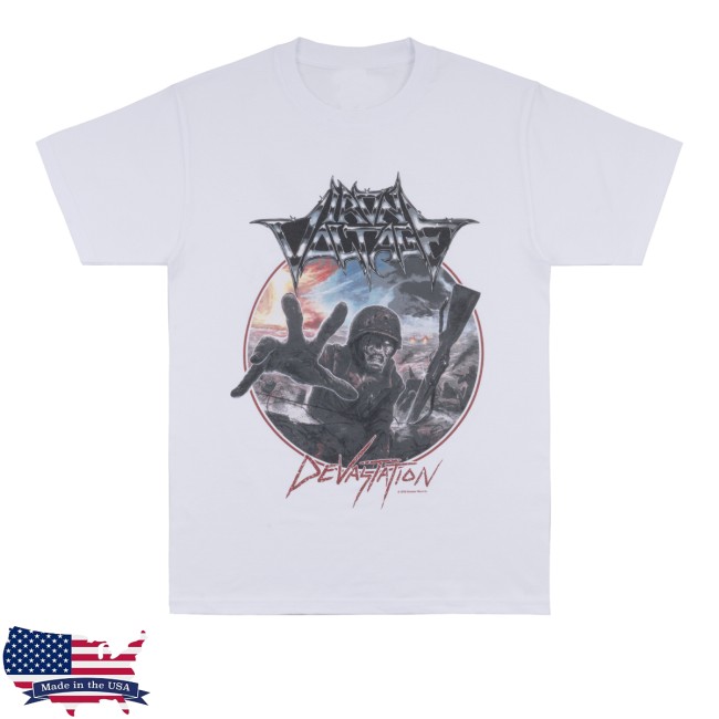 kenny Disaster Records Merch Store Iron Voltage Devastation Wh Shirts