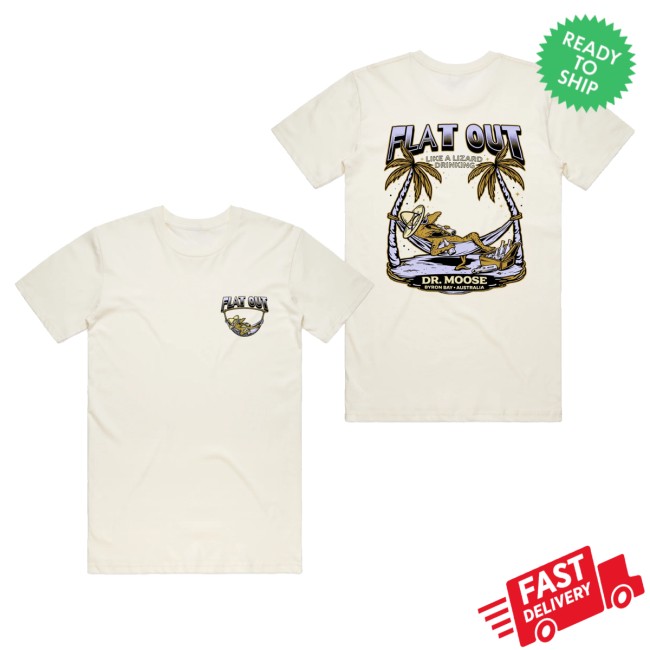 Dr Moose Merch Flat Out T-Shirt 2 Dr Moose Merch Flat Out T-Shirt