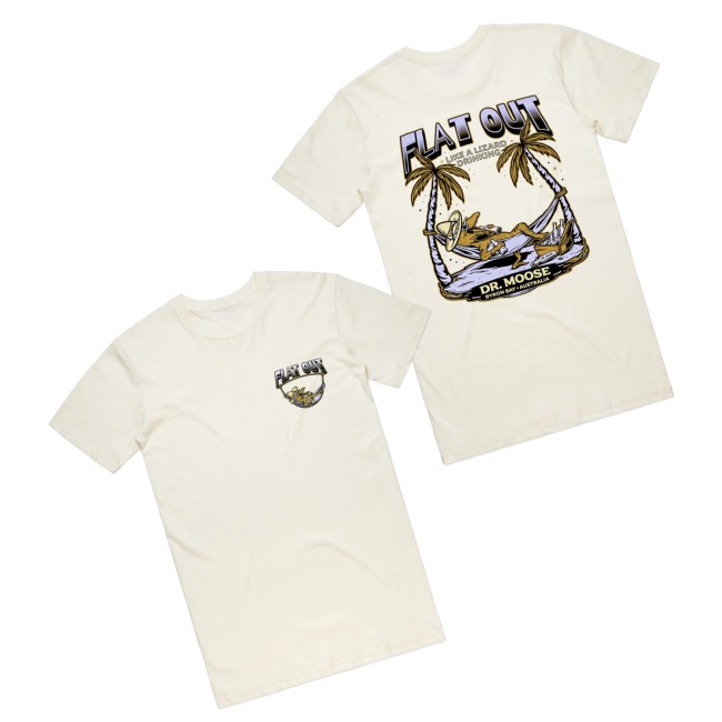 Dr Moose Merch Flat Out T-Shirt 3 Dr Moose Merch Flat Out T-Shirt