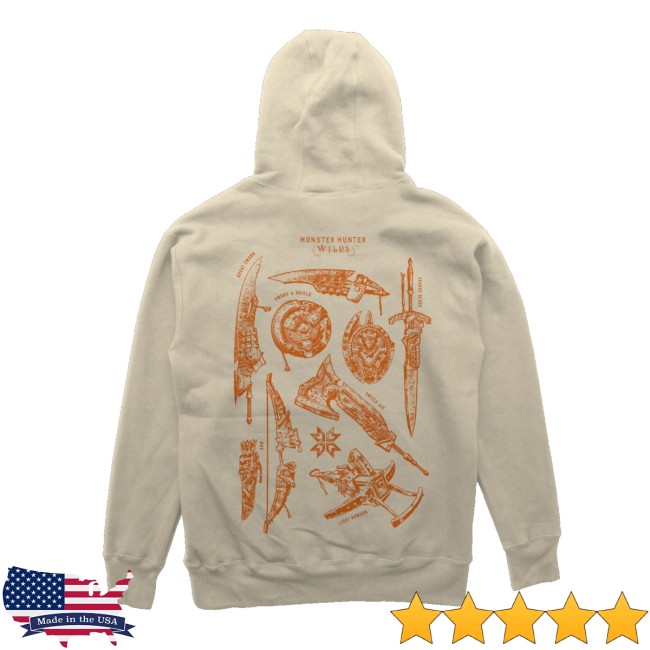 Dyenamik Merch Store Monster Hunter Weapons Hoodie 4 Dyenamik Merch Store Monster Hunter Weapons Hoodie
