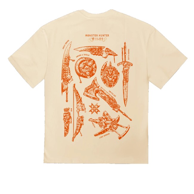 Dyenamik Merch Store Monster Hunter Weapons Shirt 4 Dyenamik Merch Store Monster Hunter Weapons Shirt
