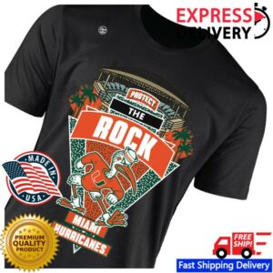 kenny Dymelyfe Merch Shop Miami Hurricanes Protect The Rock Teer