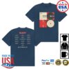Elbow Merch Store Audio Vertigo Usa & Canada 2025 Tour Shirt Navy 1 kenny Elbow Merch Store Audio Vertigo Usa Canada 2025 Tour Shirt Navy0