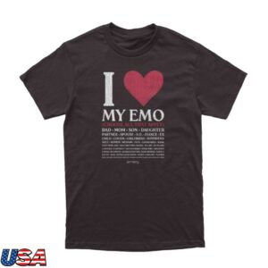 Emery Merch Store I Love My Emo Shirt