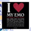 Emery Merch Store I Love My Emo Shirt 2 Emery Merch Store I Love My Emo Shirt