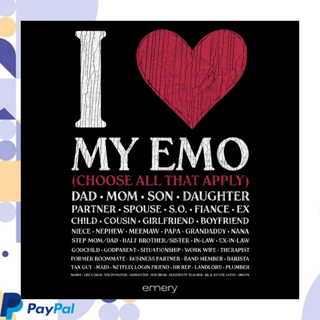 Emery Merch Store I Love My Emo Shirt 5 Emery Merch Store I Love My Emo Shirt