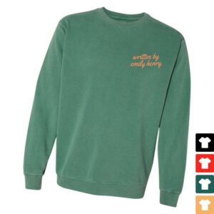 kenny Emily Henry Merch Store Written By Emily Henry Crewneck Sweatshirta
