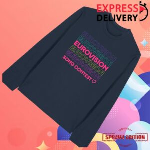 kenny Eurovision Song Contest Merch Store Repeat Logo Long Sleeve Navys