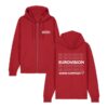 kenny Eurovision Song Contest Merch Store Repeat Logo Zip Thru Hoodie Redss