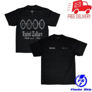 kenny Faded Culture Store Merch Faith Over Fear Shirtss
