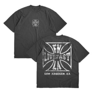 kenny Findingnick Merch Store Live Fast Tee Grey