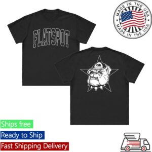 kenny Flatspot Records Merch Store Flatspot Records Outline Shirt Black