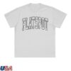 kenny Flatspot Records Merch Store Flatspot Records Outline Shirt Whites