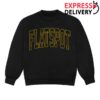 kenny Flatspot Records Merch Store Flatspot Records Outline Sweatshirt Black