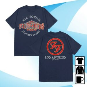 kenny Foo Fighters Store Merch Retro Event Shirtss