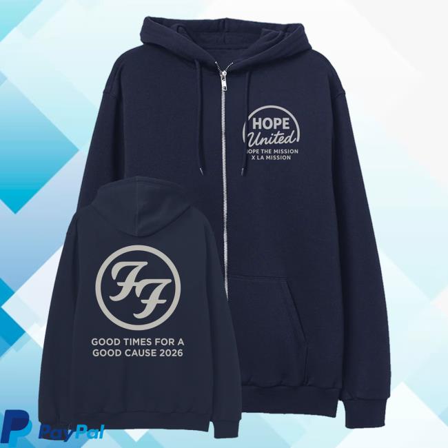 Foofighters Merch Hope United Zip Hoodie 4 Foofighters Merch Hope United Zip Hoodie