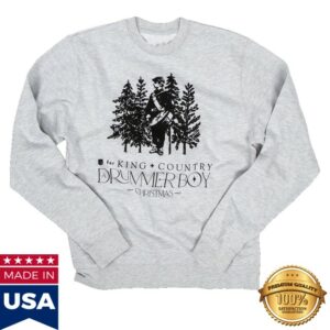 kenny For King Country Merch Store A Drummer Boy Crewneck Grey