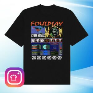 kenny Foulplay Store Merch Cyber Attack Shirt Black