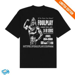 kenny Foulplay Store Merch Mass Gainer Shirt Blacka