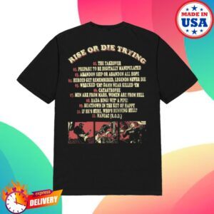 Four Year Strong Merch Store Rod Tracklist Shirt