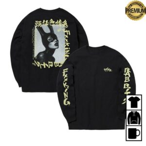 kenny Fr2 Tokyo Merch Store Rabbit Woman Long Sleeve Shirt Blackss