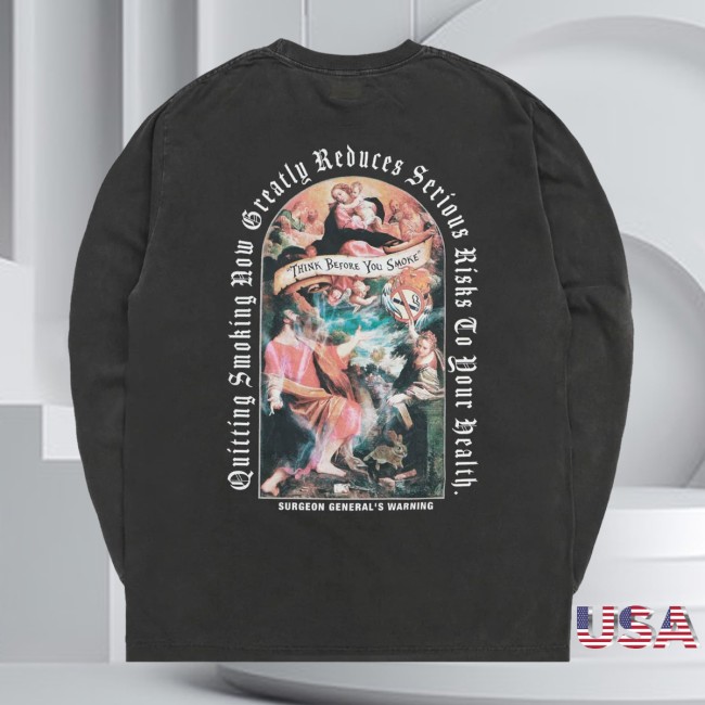 kenny Fr2 Tokyo Merch Store Think Befor You Smoke Long Sleeve Blacks kenny Fr2 Tokyo Merch Store Think Befor You Smoke Long Sleeve Blacks