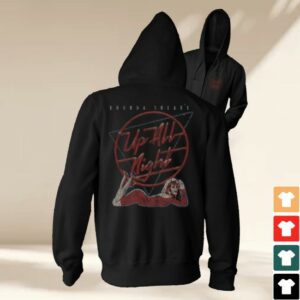 kenny Fright Rags Merch Rhonda Shears Up All Night Neon Zippered Hoodie0