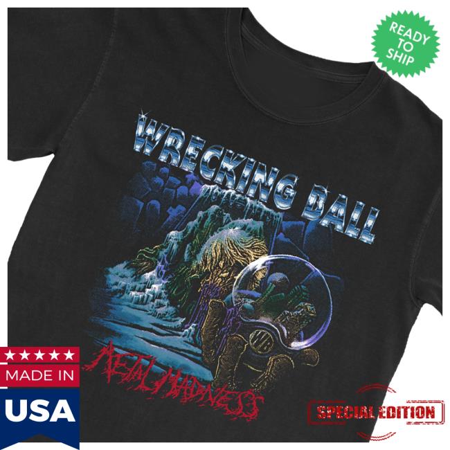 Frozen Soul Merch Shop Wrecking Ball Metal Madness Tee 5 Frozen Soul Merch Shop Wrecking Ball Metal Madness Tee