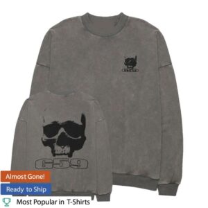 kenny G59 Records Store Merch Shop Skull Logo Crewneck