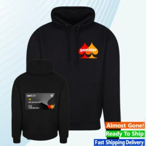 kenny Gambleruk Merch Shop Black Gamblercard Hoodie