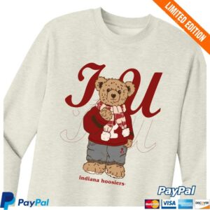 kenny Gameday Spirit Store Merch Indiana Sweatshirt Tan Cozy Sweater Beare