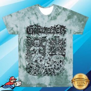kenny Gatecreeper Merch Death Maze Dye Tee Moss