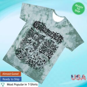 kenny Gatecreeper Merch Death Maze Dye Tee Moss0