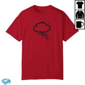 kenny Gavin Prophet Merch Store Black Graffiti Crash Cloud Tee
